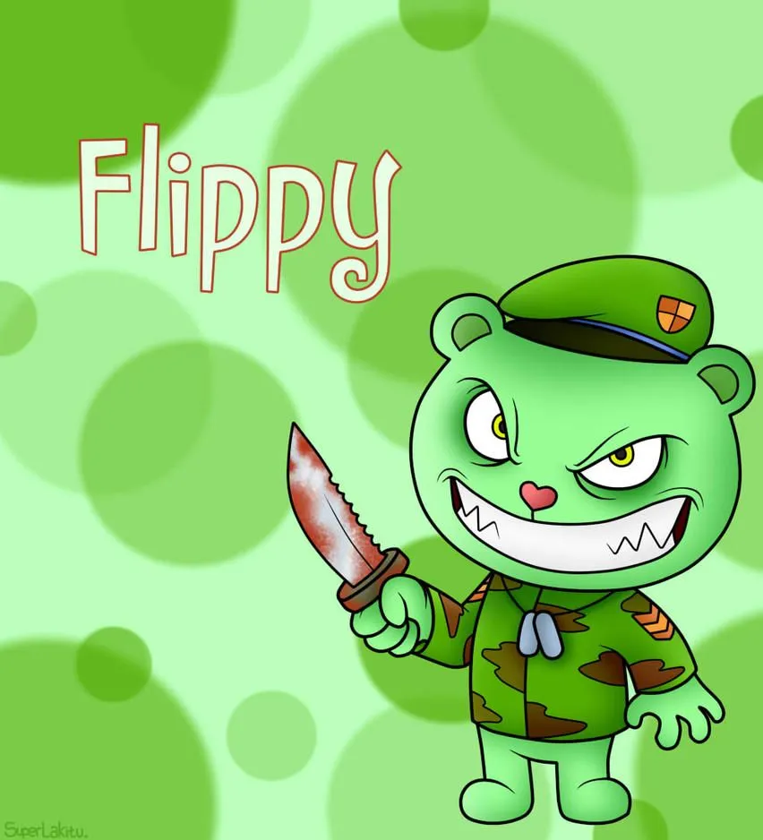 Happy Tree Friends: Flippy by SuperLakitu on DeviantArt