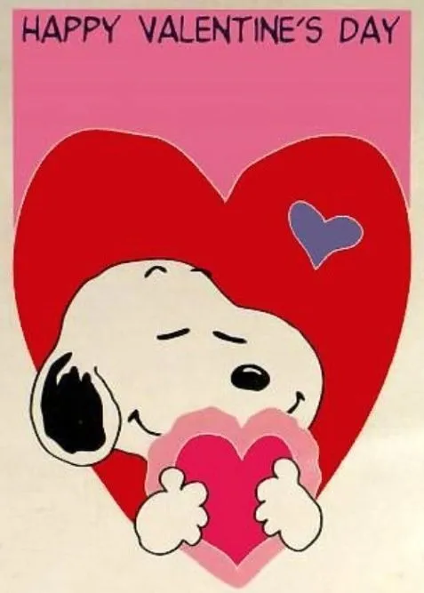 Happy Valentine's Day Snoopy | So snoopy!! | Pinterest