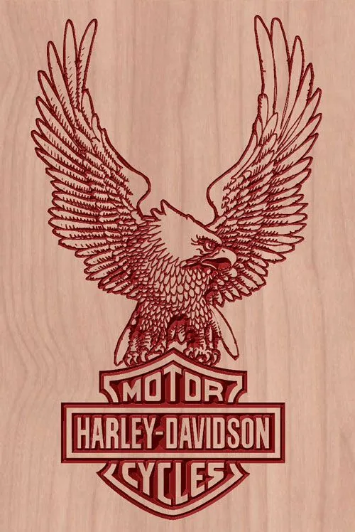 Harley Davidson Eagle Logo Vector