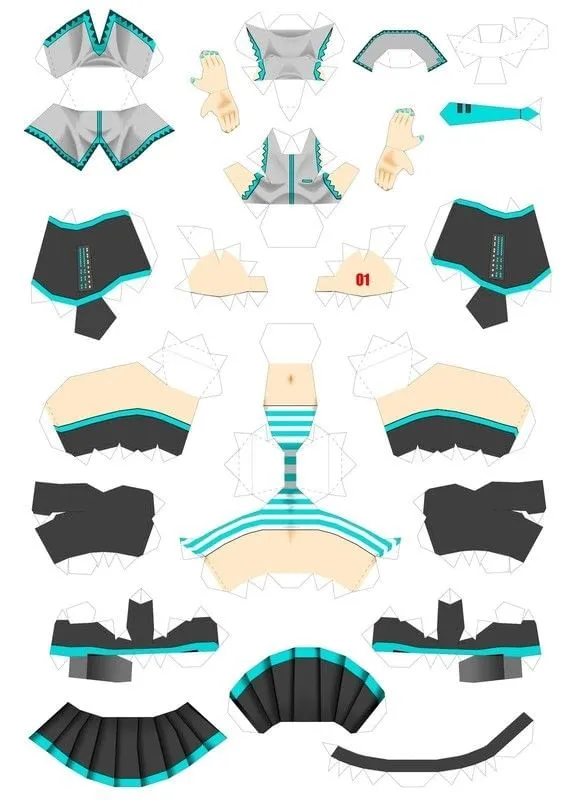 Hatsune Miku · A Papercraft · Papercraft on Cut Out + Keep ...