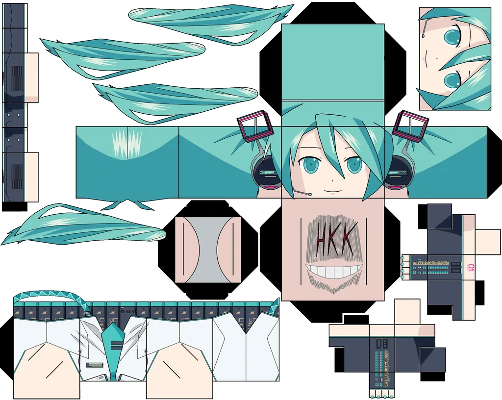 Hatsune Miku v3 by hollowkingking on DeviantArt