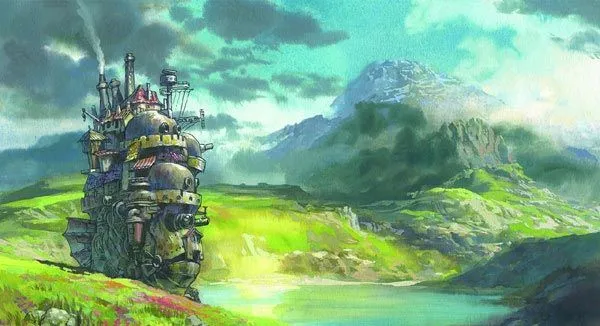 Hayao Miyazaki y series de anime.: Paisajes.