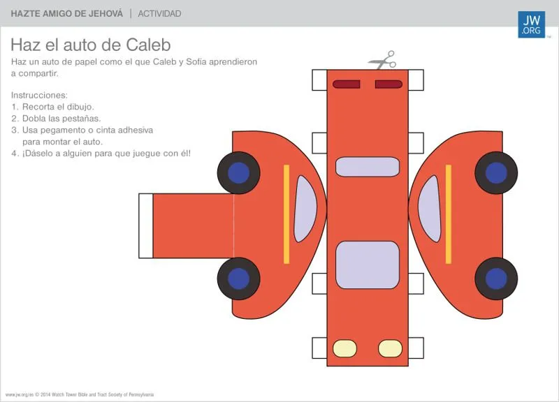 Haz el auto de Caleb | Hazte amigo de Jehová