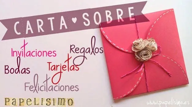 Haz un sobre para invitaciones, regalos o tarjetas. Nivel: Fácil ...