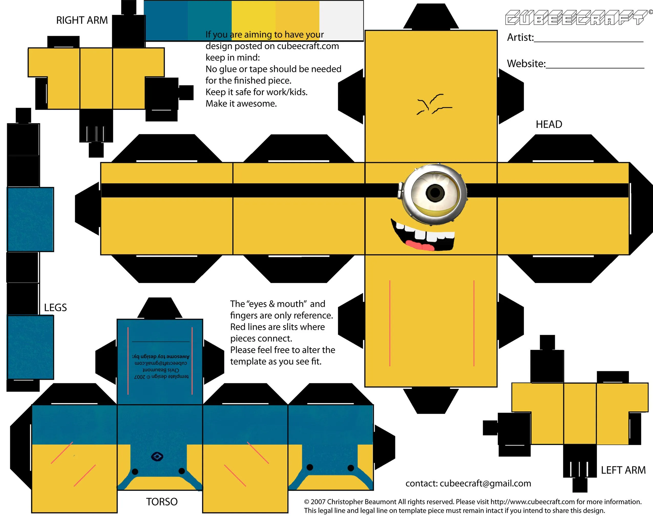 Haz tu Personaje favorito haciendo PaperCraft - Taringa!