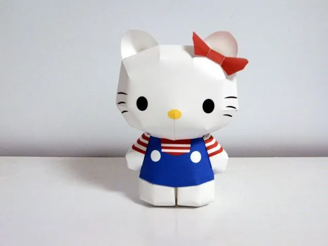 HELLO KITTY 3D PRINTABLE DOLL | learningenglish-