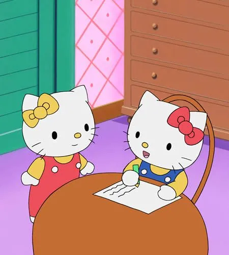 HELLO KITTY APRENDE APRENDE A ESCRIBIR:IMAGENES INFANTILES PARA ...