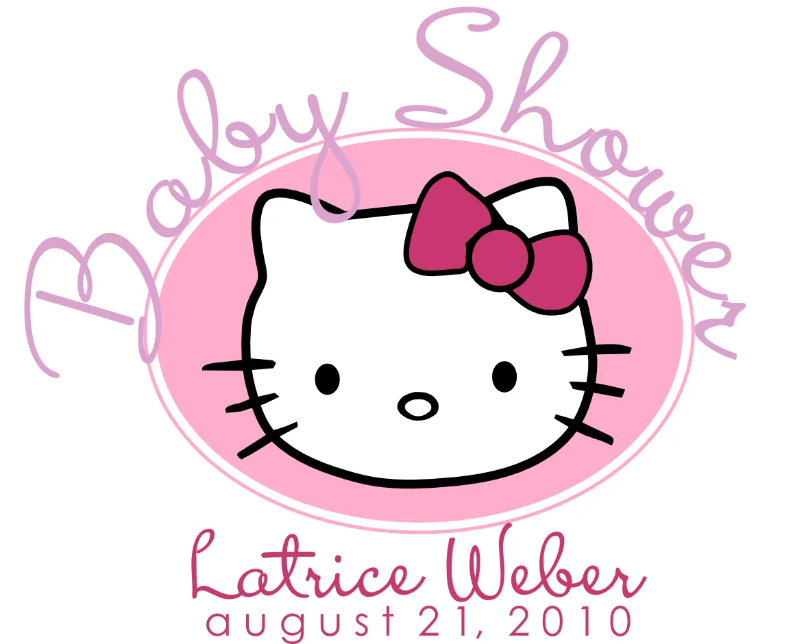 Hello Kitty Baby Shower Invitations Templates