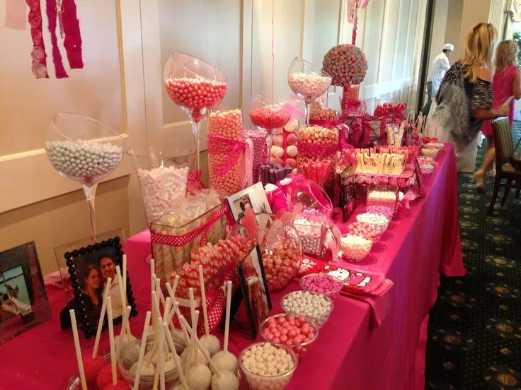 Hello kitty bridal shower-candy bar | Party Ideas | Pinterest