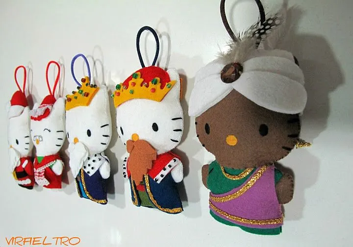Hello Kitty | Broches de Fieltro | ideas y trucos para Broches de ...