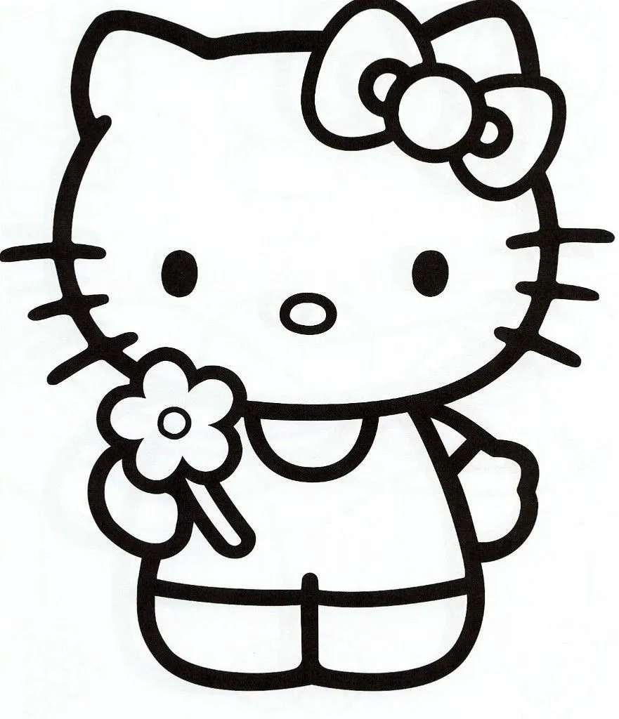 Hello Kitty para colorear | Blog de imágenes