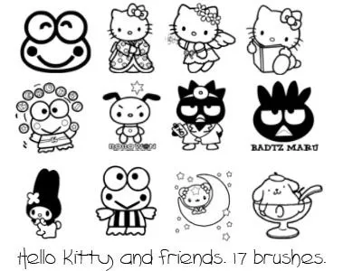 Hello Kitty Coloring Pages to print (or something) | Kye-Cha's Blog