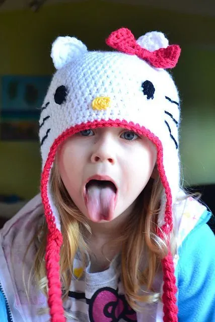 Hello Kitty crochet gorro - Imagui