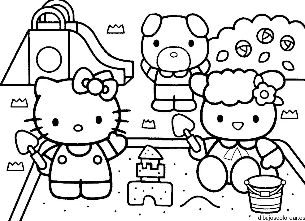 Hello Kitty | Dibujos para Colorear