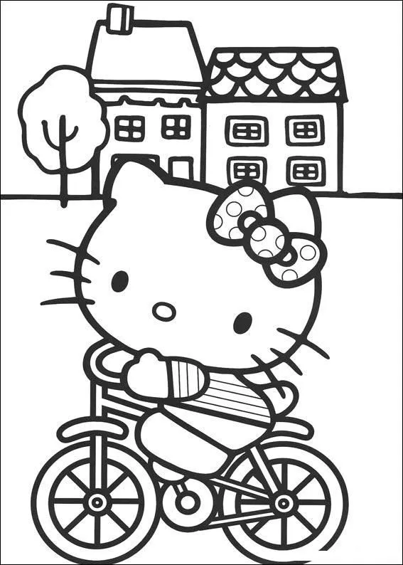 Hello Kitty. Dibujos para colorear | VLC peque