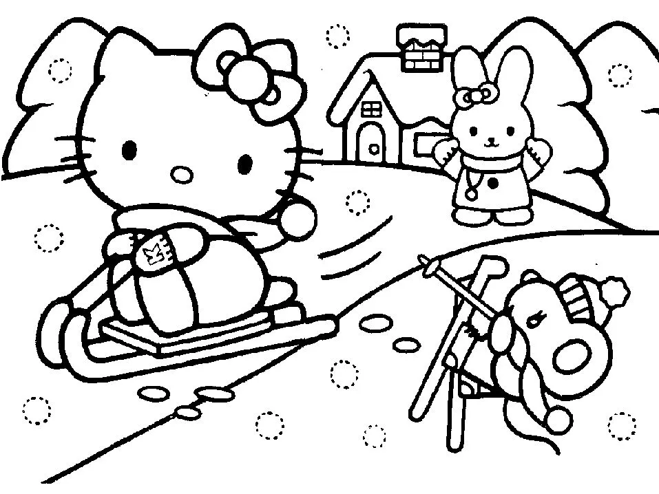Hello Kitty. Dibujos para colorear | VLC peque