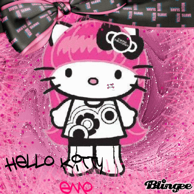 hello kitty emo Picture #112842270 | Blingee.