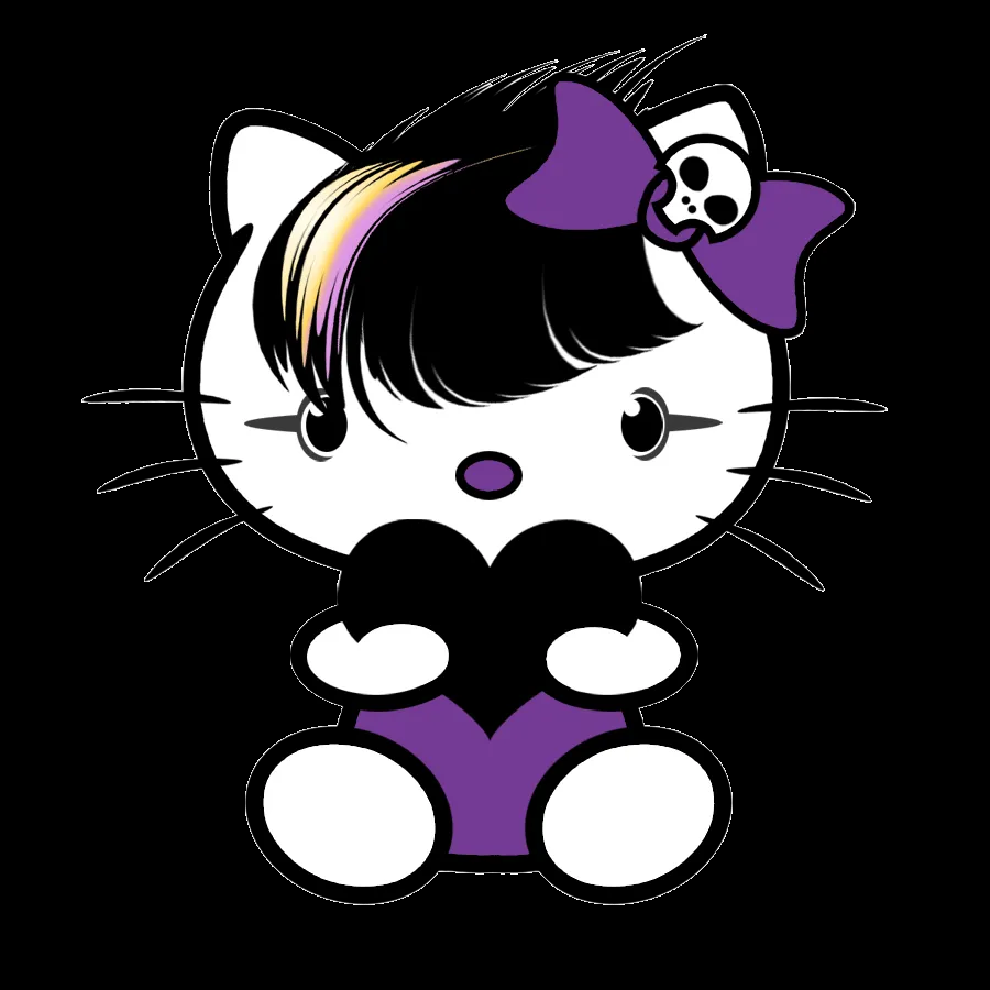 Hello kitty emo to print-Images and pictures to print