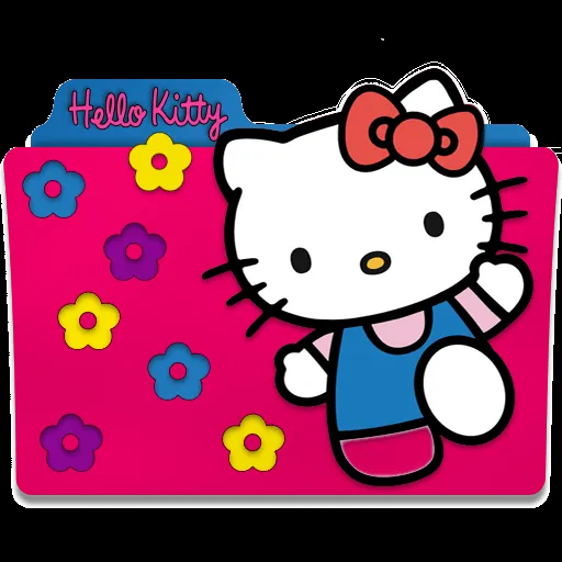 Hello Kitty Folder Icon by mikromike on DeviantArt