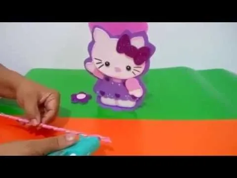 Hello Kitty en goma eva - Youtube Downloader mp3