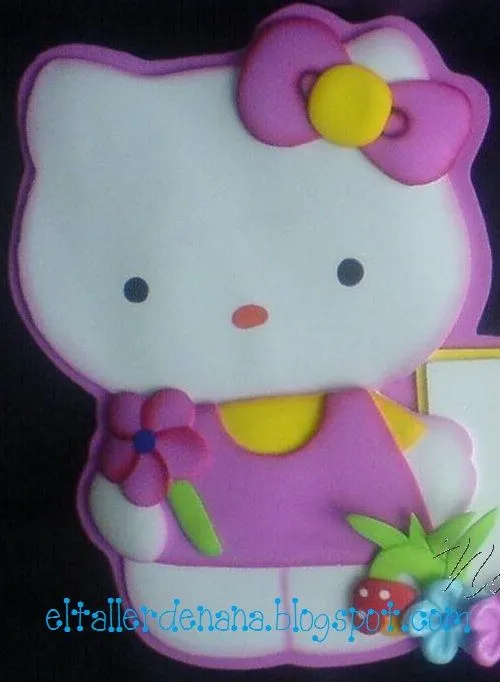 Hello Kitty - Molde - El Taller de Nana