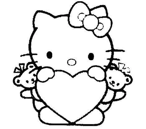 Hello Kitty para pintar