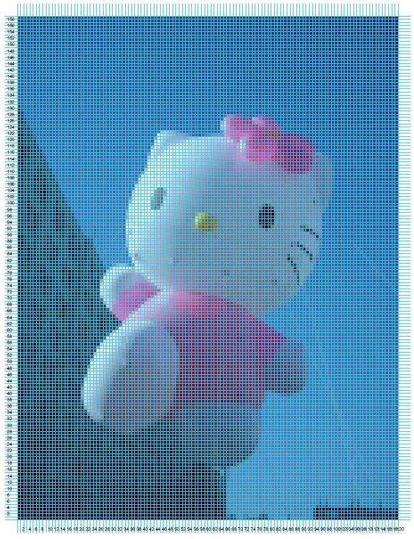 Hello Kitty a punto de cruz :: Patrones de Hello Kitty en punto de ...