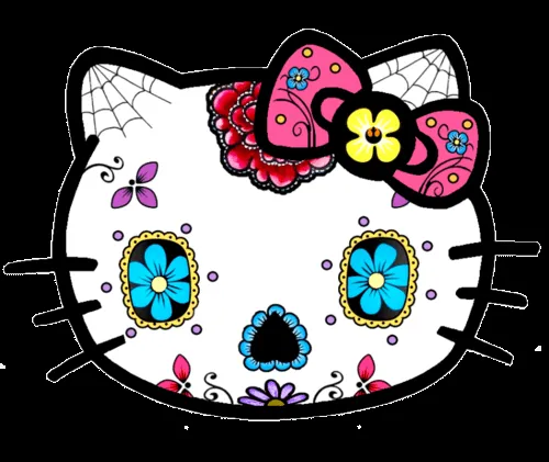 Hello Kitty skull face | FAV ART | Pinterest