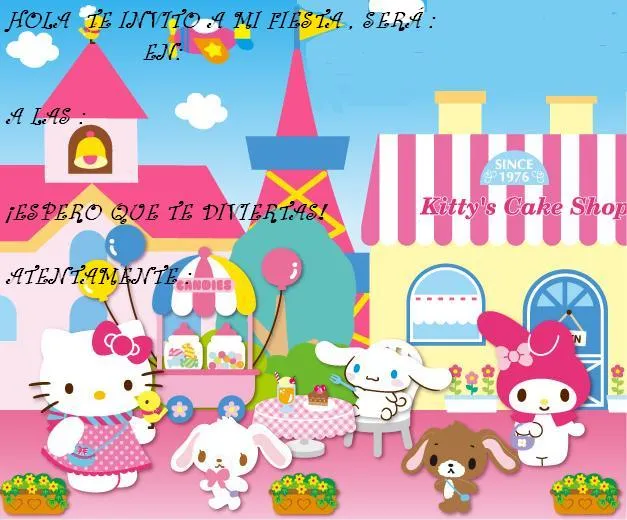 Hello Kitty: Tarjetas de cumpleaños muy originales .