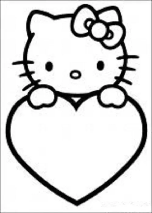 Hello Kitty Valentines Coloring Pages | Hello Kitty Forever