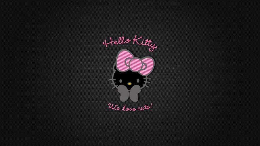 Hello Kitty Wallpaper Black by MFSyRCM on DeviantArt