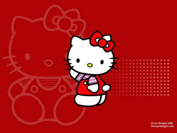 Hello Kitty Wallpaper - Red by Tearless-envy on DeviantArt