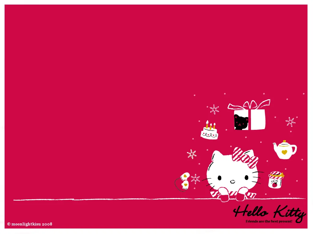 hello kitty winter HD Wallpaper