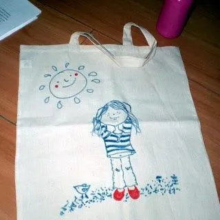 mi hermana vicky me regalo bolsas de tela para pintar llegan desde ...