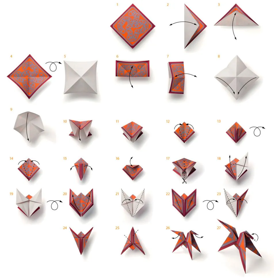 Hermès ► Let's origami ♥ ! | Galletita de Jengibre