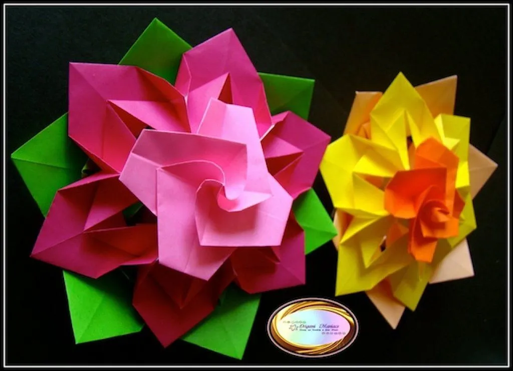 Hermosas Flores de Origami Para Centro de Mesa | Aprender ...