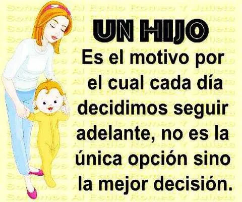 Hermosas Imágenes con frases de amor para mis hijos