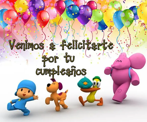 Hermosas Imagenes De Pocoyo Para Cumpleaños |