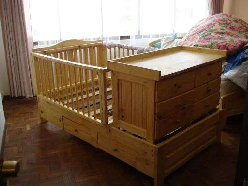 Cama cuna para bebés de plaza y media - Imagui