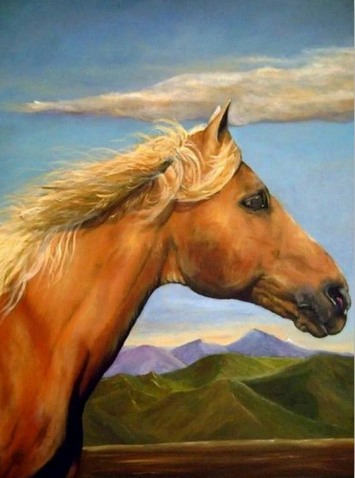 Hermosos caballos | Arte Pinturas al Óleo