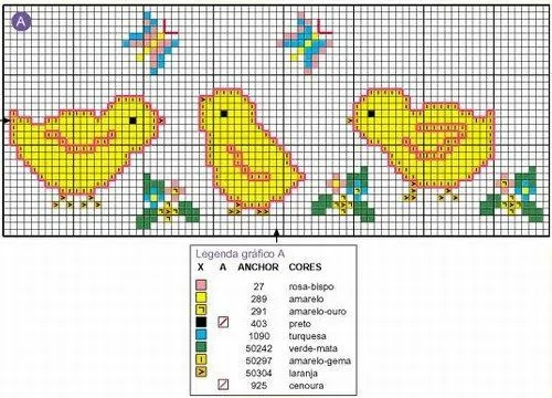 Hermosos diseños en Punto en Cruz | Bebe y Punto cruz