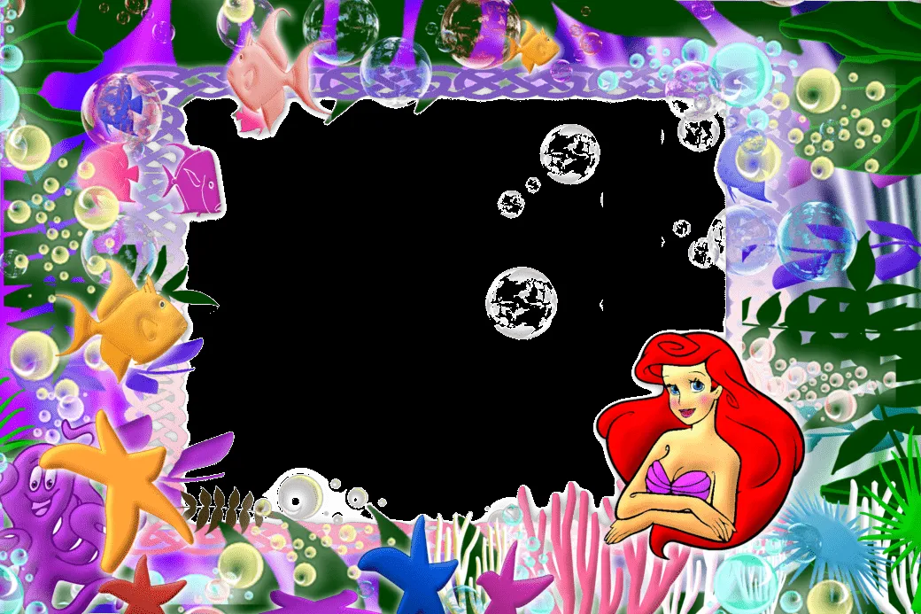 Hermosos Marcos Gratis Para Fotos De La Sirenita Pictures