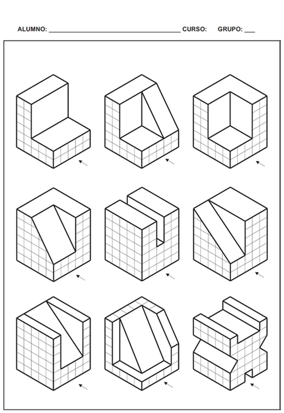 HERRAMIENTAS DE DIBUJO TECNICO: DIBUJO ISOMETRICO