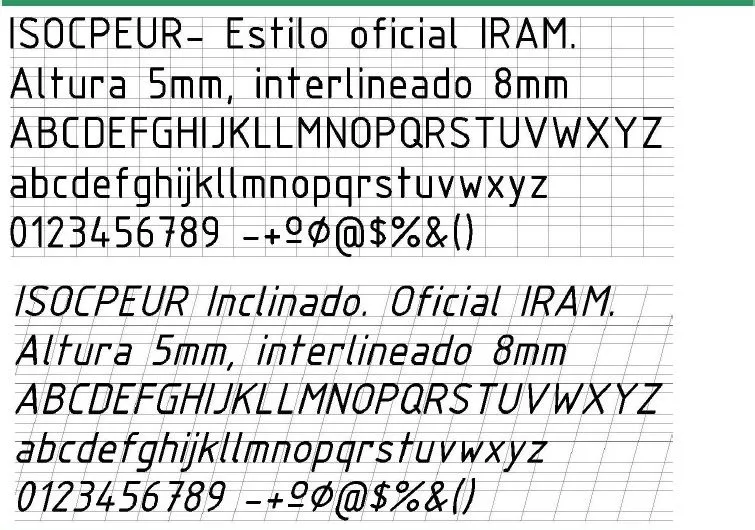 HERRAMIENTAS DE DIBUJO TECNICO: LETRA TECNICA