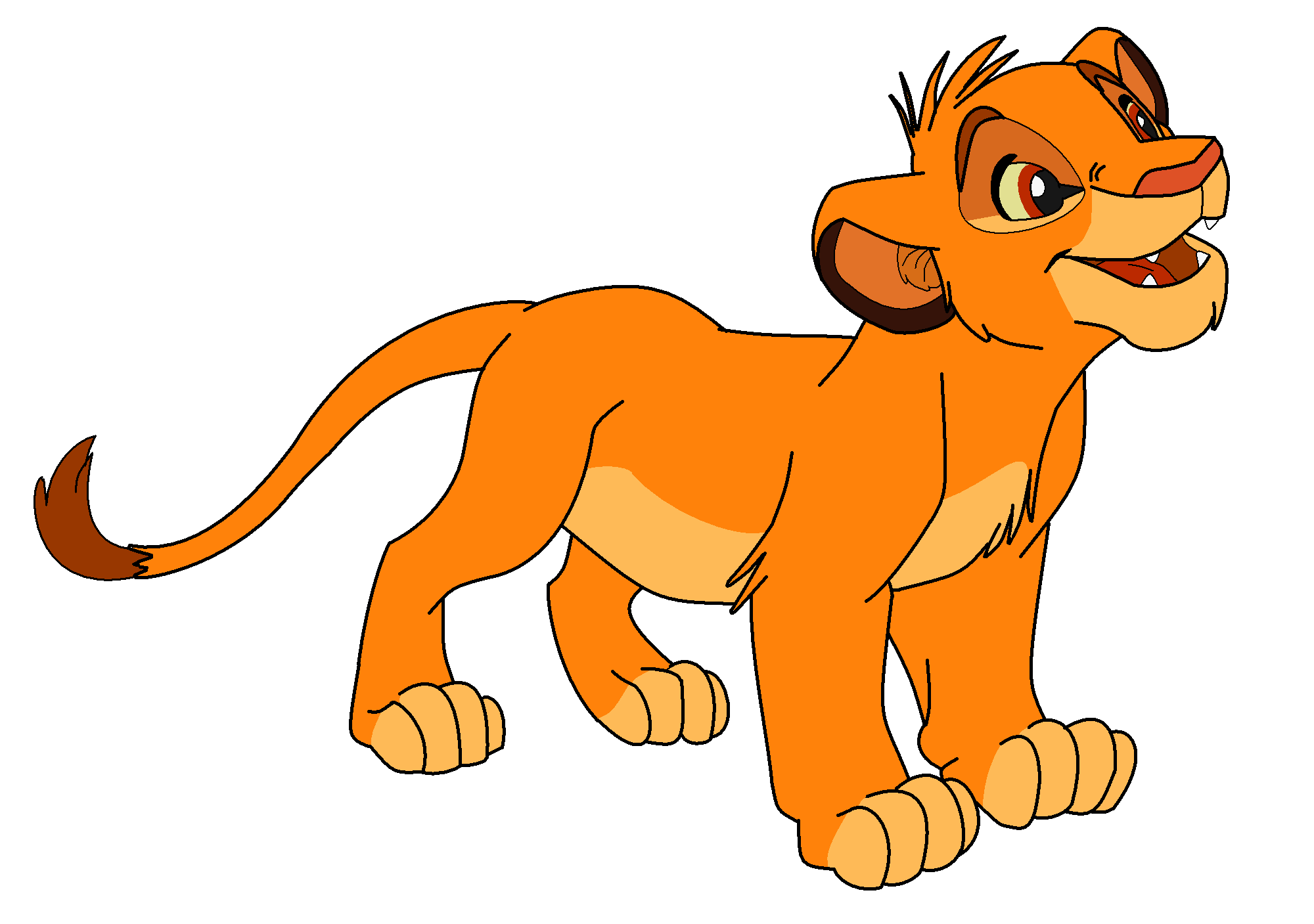 Hi, I'm Simba, You Are- TLK MS Paint by TheCrapRightArt on DeviantArt