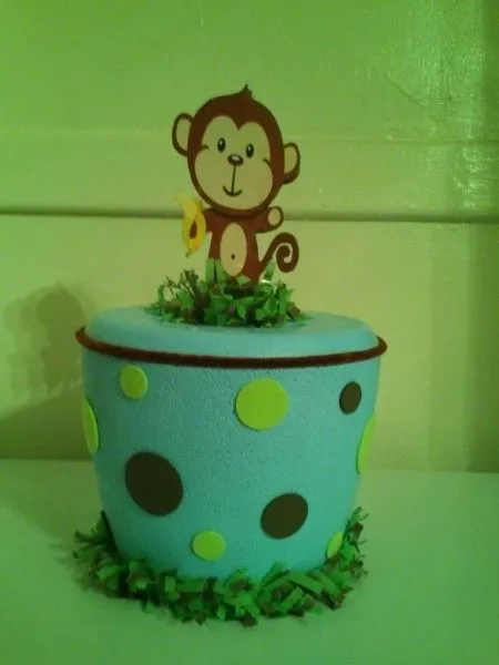 Hielera de Mono (Baby Shower) | Decoración de tortas / cake | Pintere…