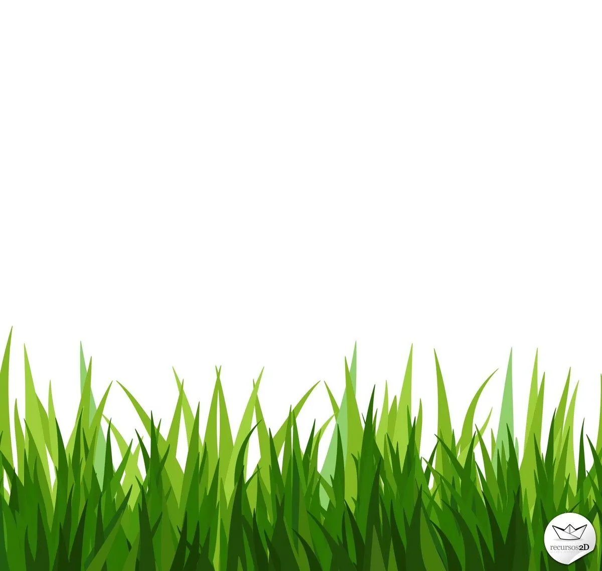 Hierba / Pasto en vector (Vector Grass) | Recursos 2D.