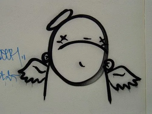 High Rez Graffiti Angel | Flickr - Photo Sharing!