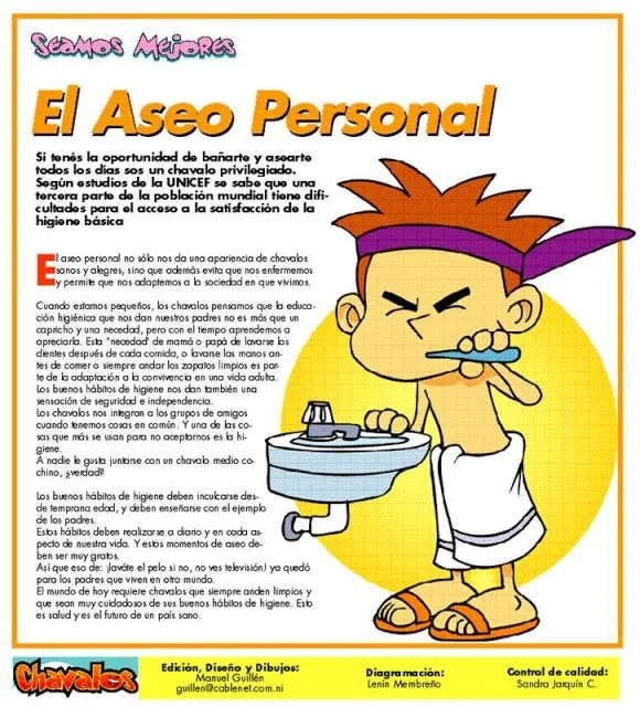 Higiene personal en adolescentes - Imagui