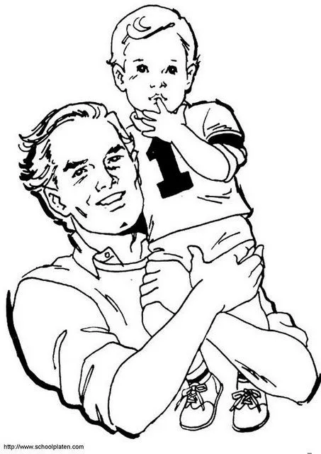 Hijos con sus padres para pintar - Imagui